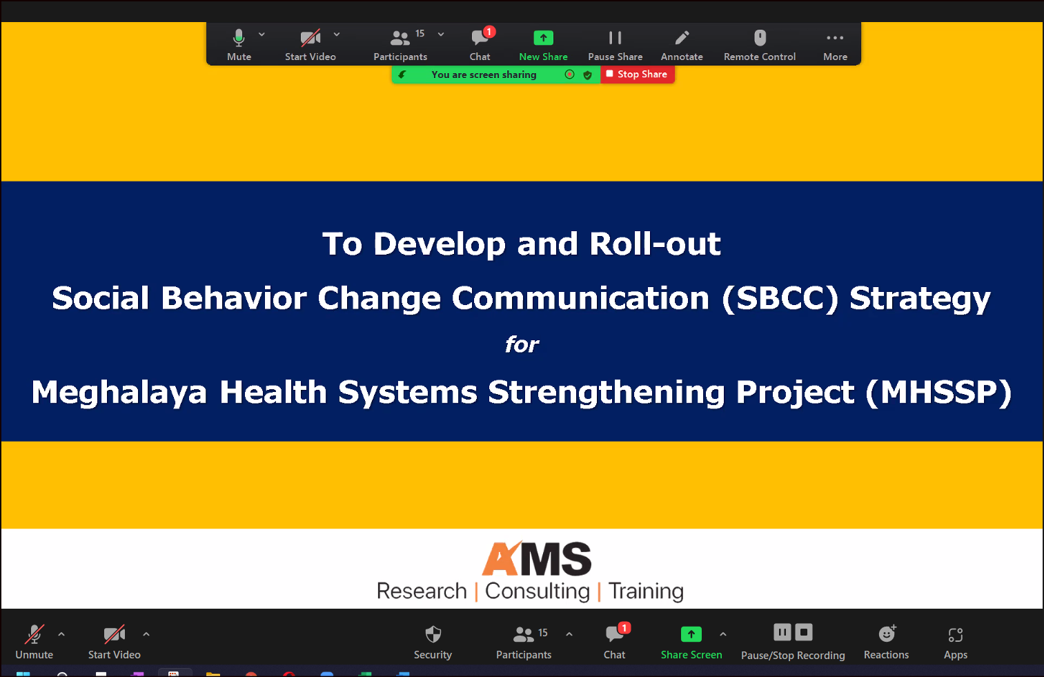 Kick-off Meeting for the assignment "SBCC" on 01-03-2022